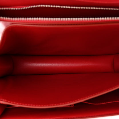 Celine Box Calfskin Medium Classic Box Flap Bag Red 5 of 10