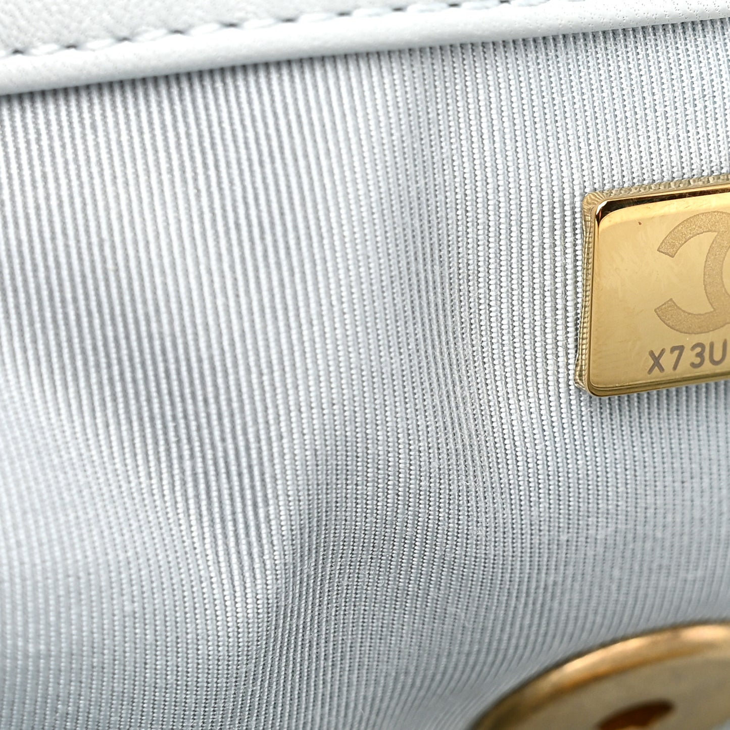 Lambskin Quilted Medium Chanel 19 Flap Light Blue