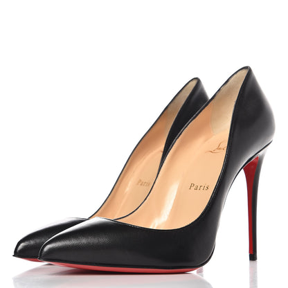 Christian Louboutin Shiny Nappa Pigalle Follies 100 Pumps 37.5 Black 2 of 10
