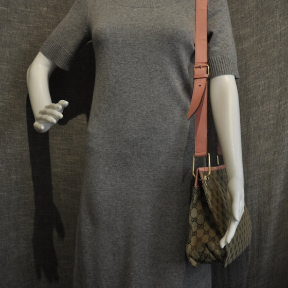 Monogram Eclipse Messenger Bag Pink