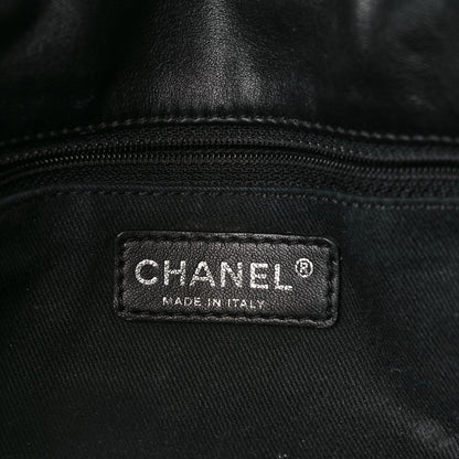 Chanel Calfskin Stitched Expandable Flap Black 7 of 12