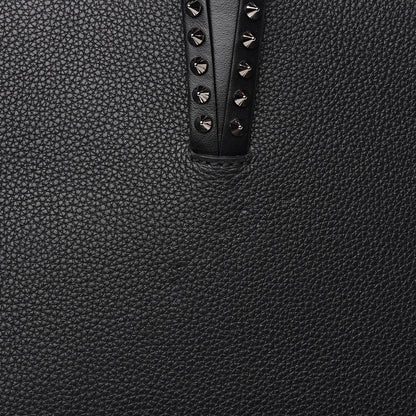 Christian Louboutin Calfskin Spikes East West Cabata Tote Black 10 of 10