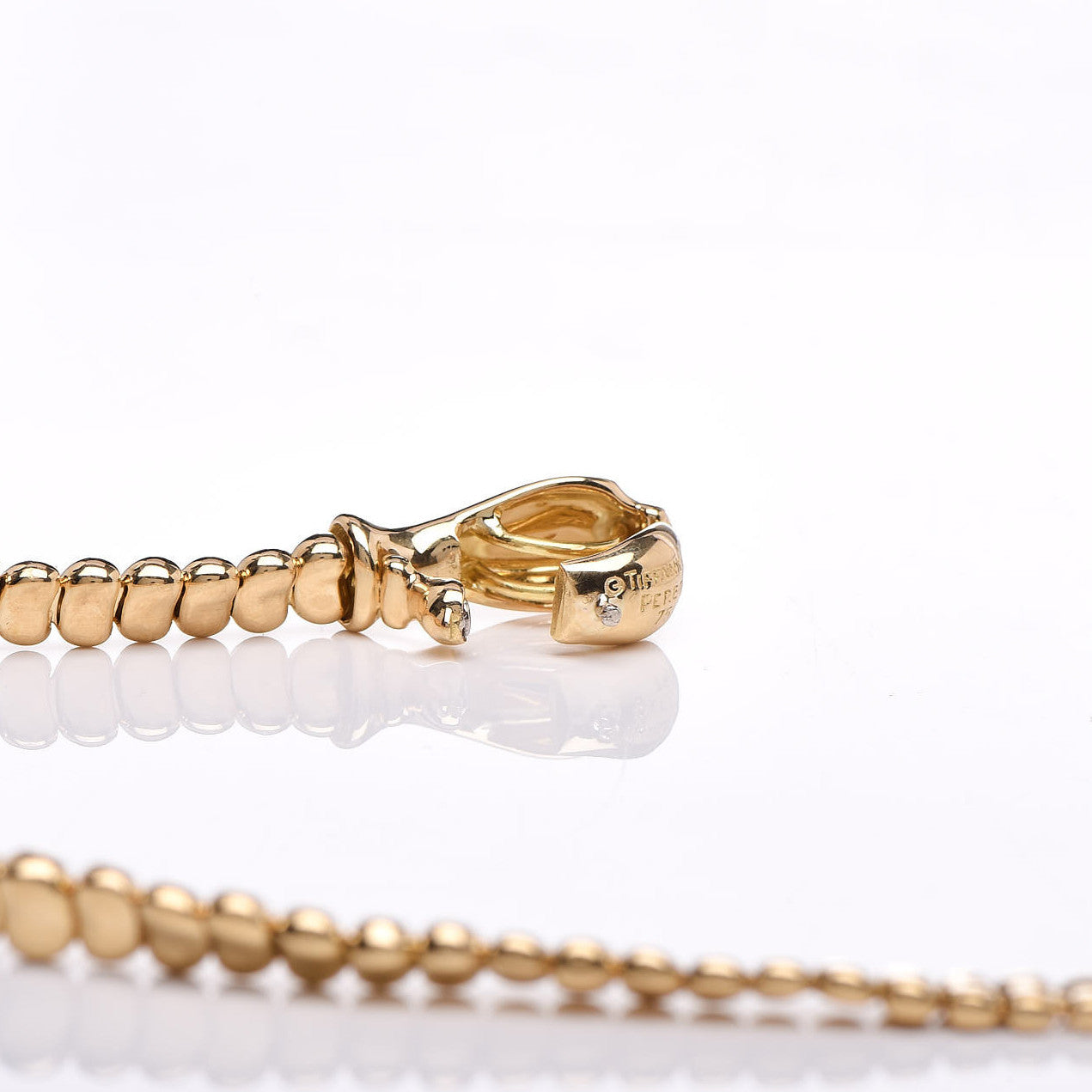 Tiffany 18K Yellow Gold Elsa Peretti Snake Bracelet 5 of 5