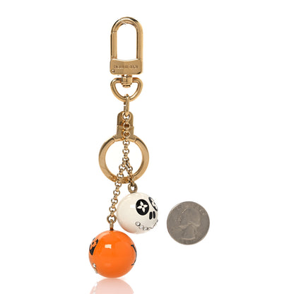 Louis Vuitton Halloween Jack and Lucie Key Holder Orange 2 of 3
