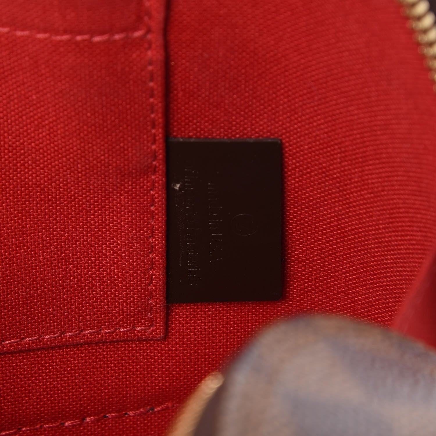 Louis Vuitton Damier Ebene Alma BB 8 of 8