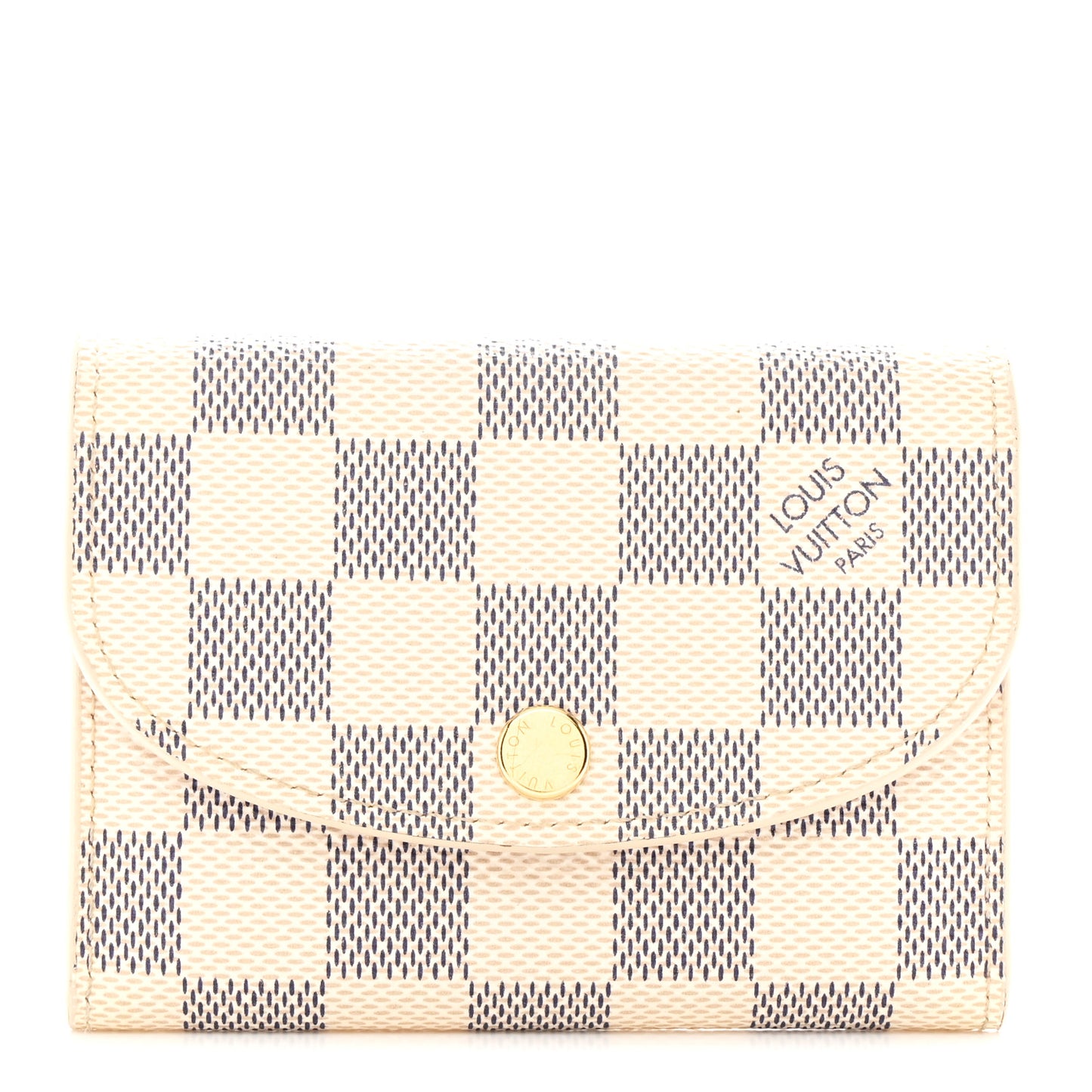 Damier Azur Rosalie Coin Purse Rose Ballerine