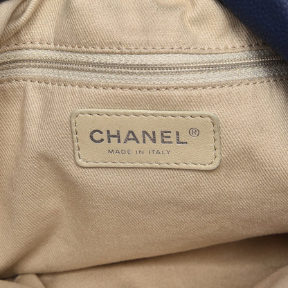 Chanel Caviar 31 Drawstring Tote Blue 6 of 9
