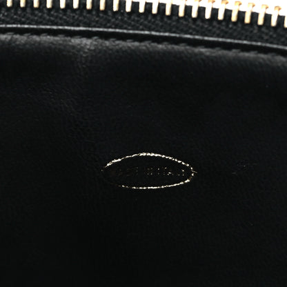 Chanel Lambskin Vanity Cosmetic Case Black 7 of 11