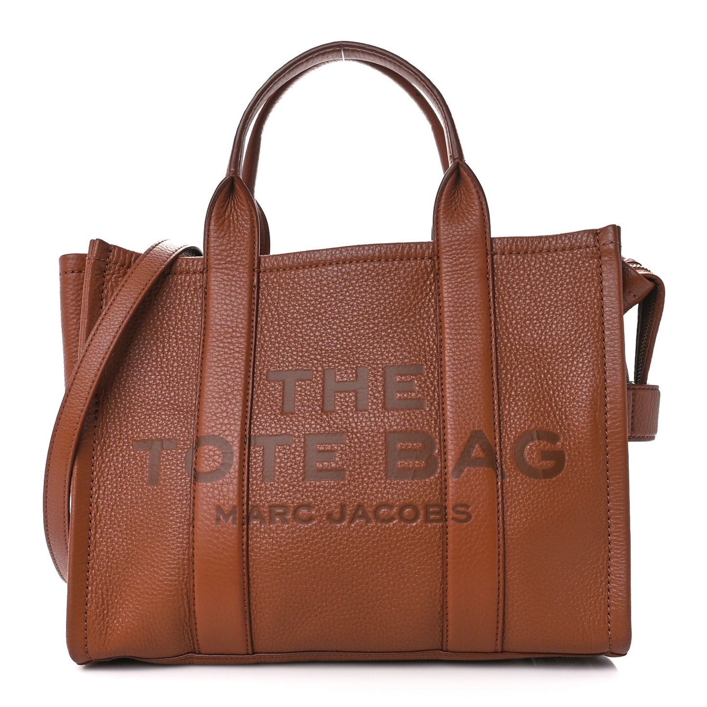 Grained Calfskin Medium The Tote Bag Argan Oil