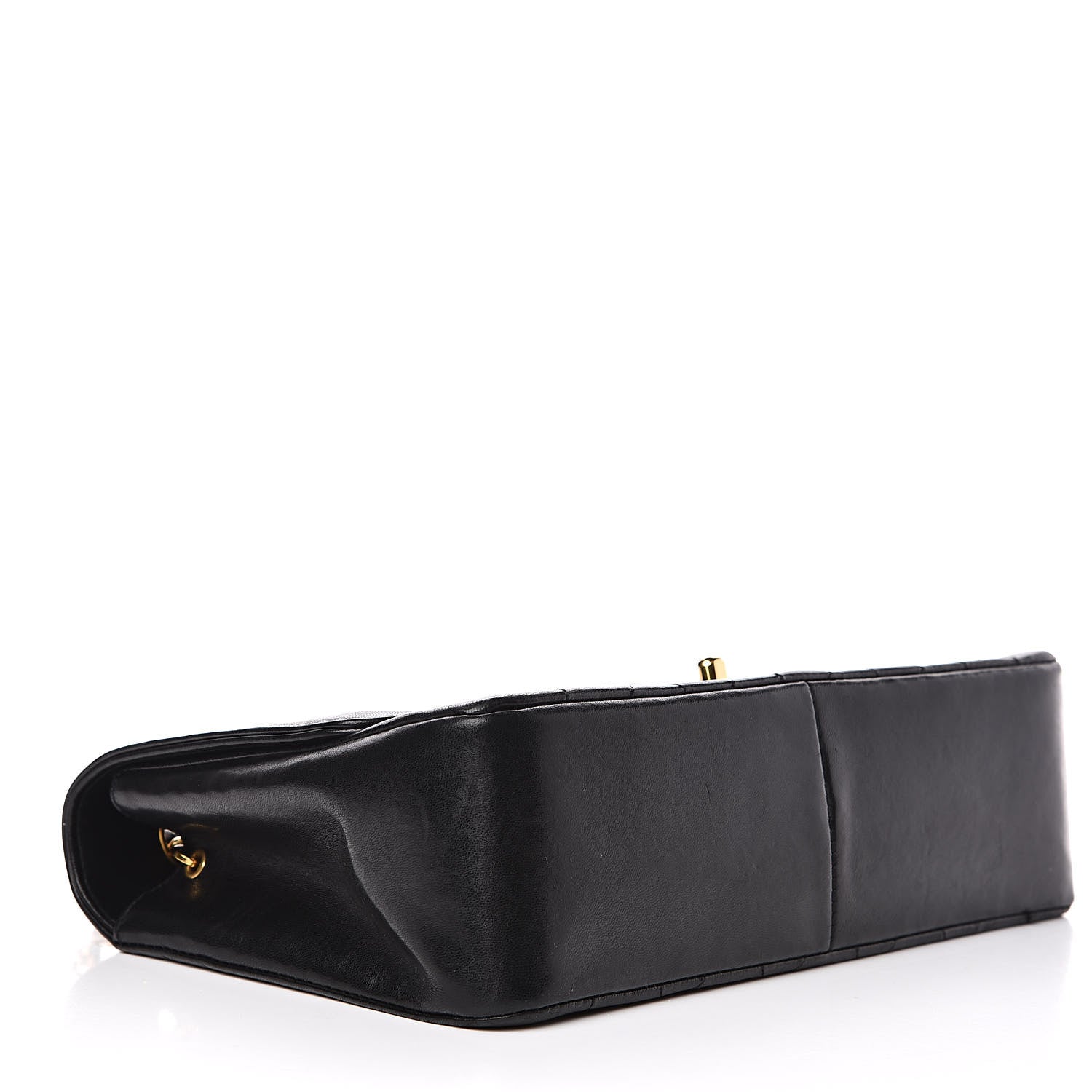 Chanel Lambskin Quilted Medium Single Flap Black 4 of 15