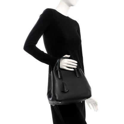 Christian Dior Supple Grained Calfskin Medium Open Bar Tote Black 3 of 8