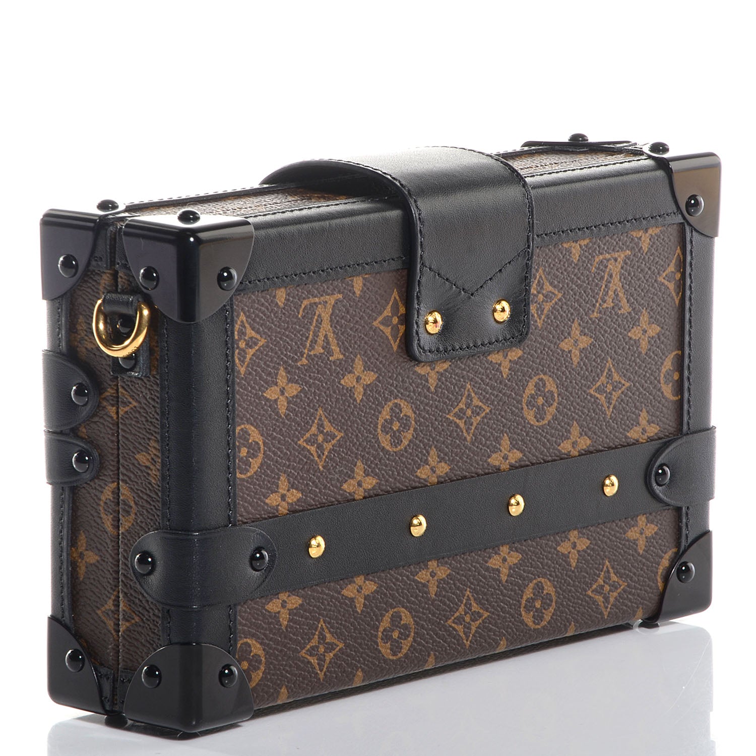 Louis Vuitton Monogram Petite Malle Black 3 of 8