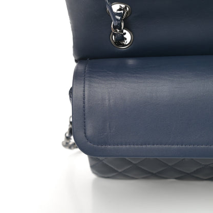 Chanel Patent Quilted Medium Double Flap Navy 11 of 12