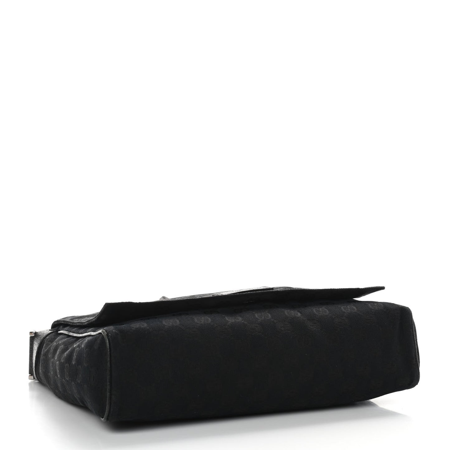 Monogram Small Flap Messenger Bag Black