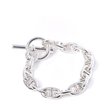 Hermes Sterling Silver MM Chaine d'Ancre Bracelet 1 of 5