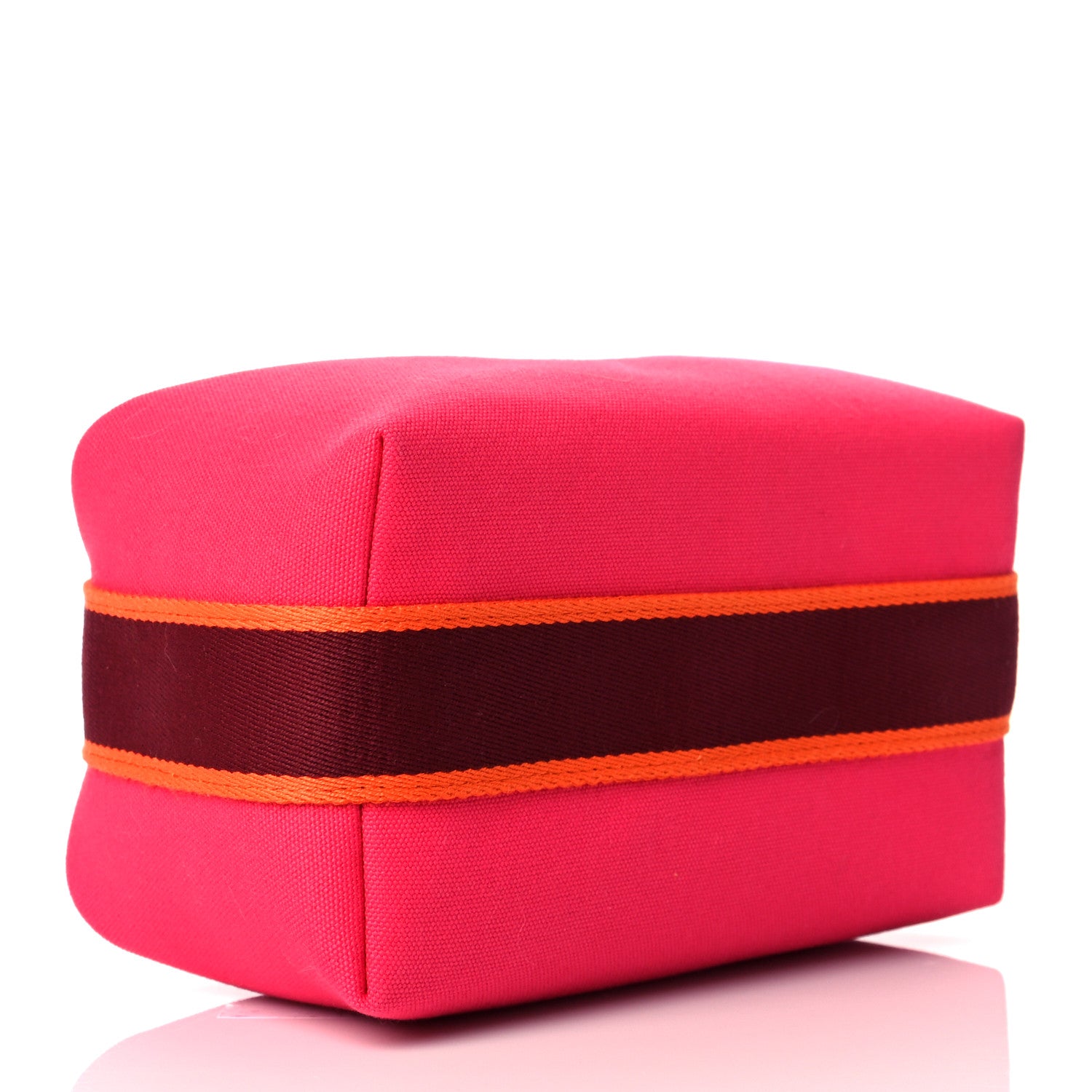 Hermes Canvas Small Bride-A-Brac Pouch Hibiscus 4 of 9
