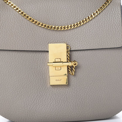 Chloe Grained Lambskin Drew Shoulder Bag Motty Grey 7 of 11