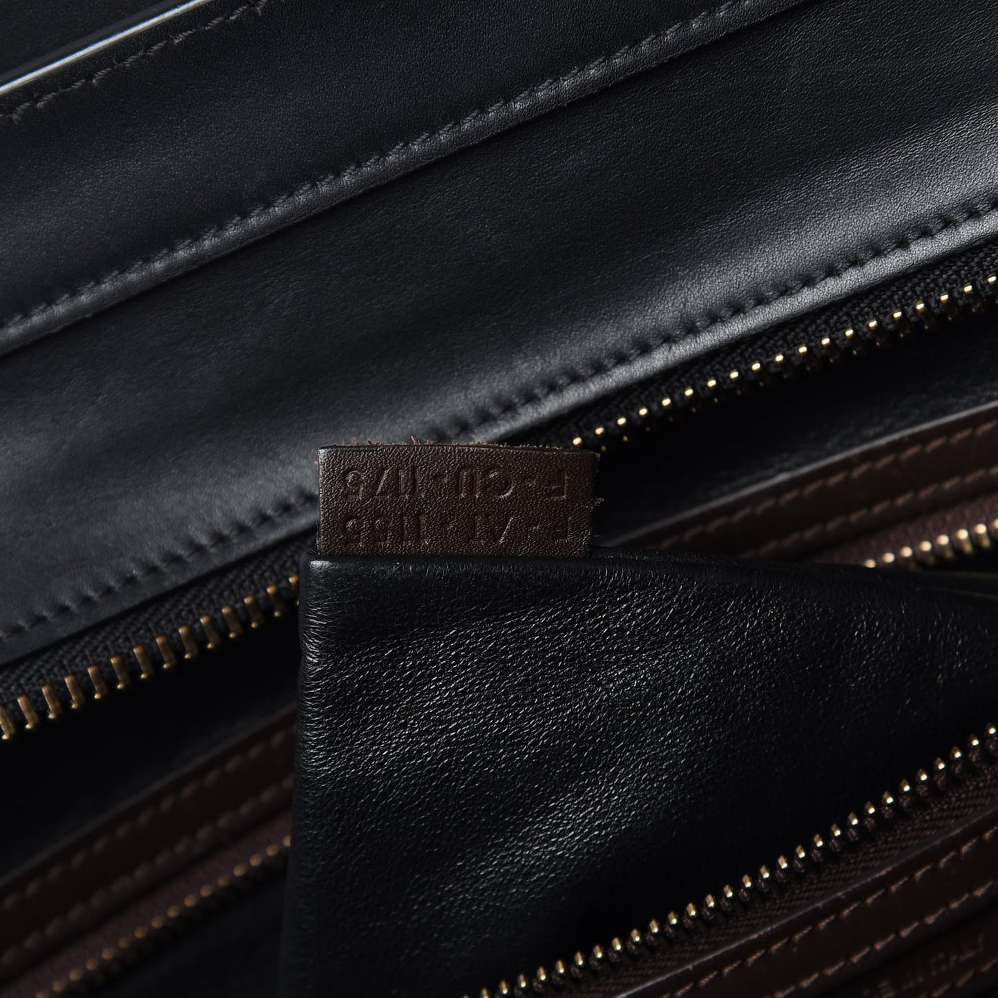 Elephant Calfskin Mini Tri-Color Luggage Indigo