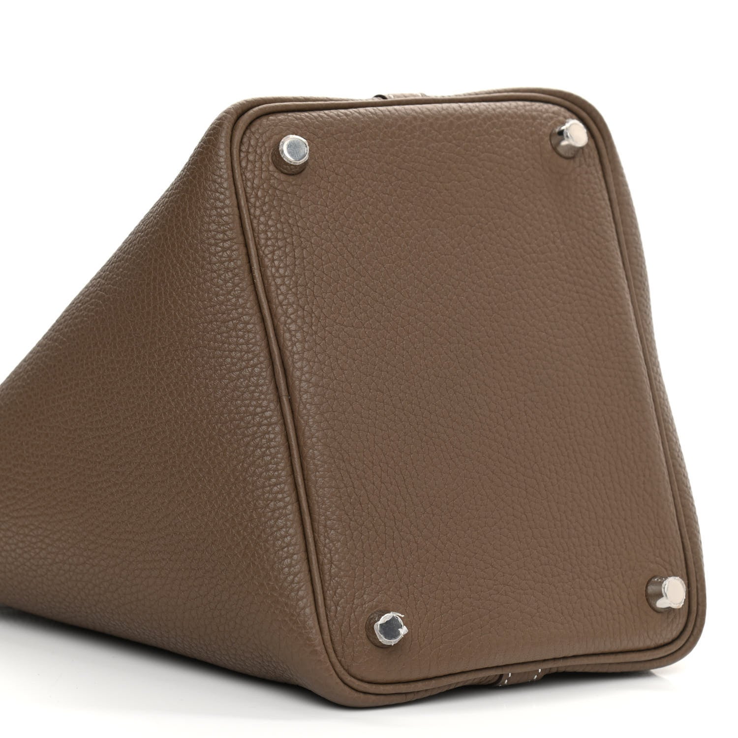 Hermes Taurillon Clemence Picotin Lock 18 PM Etoupe 9 of 11