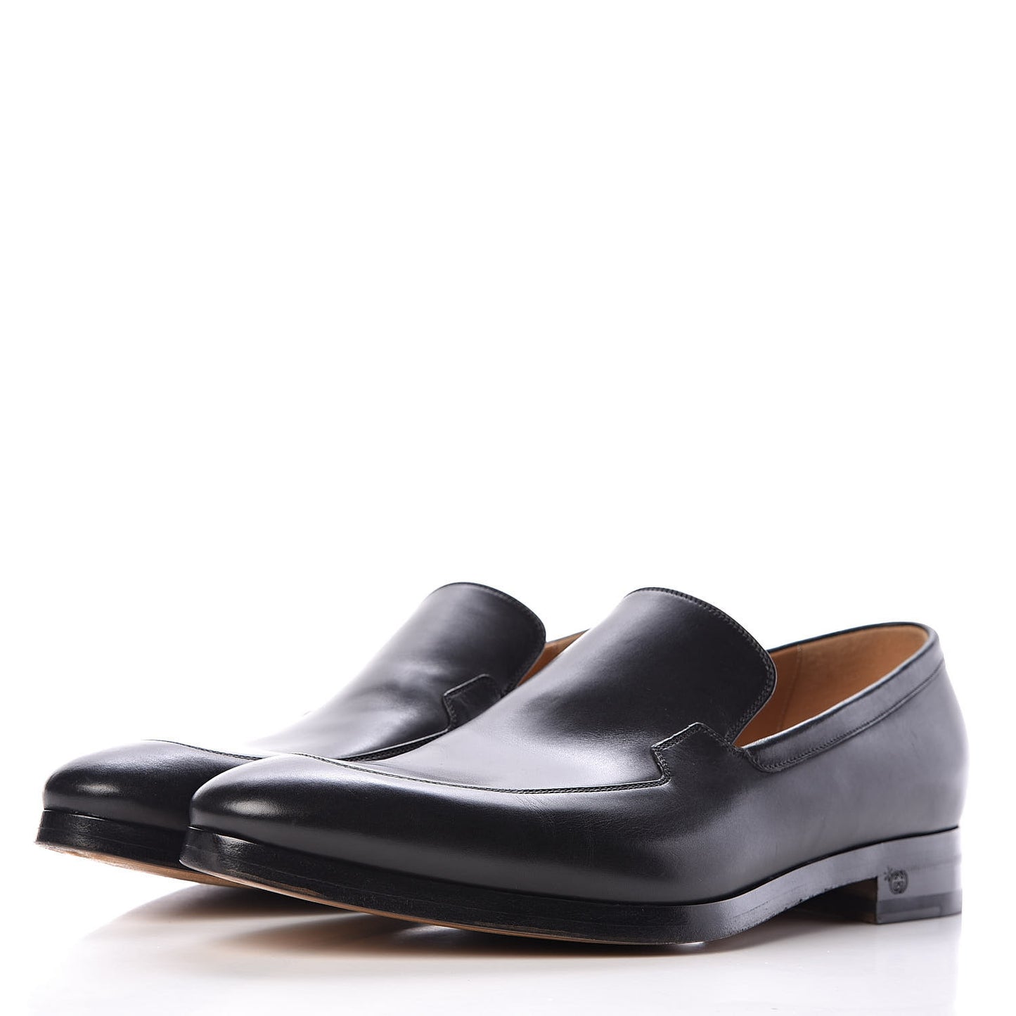 Calfskin Mens Hyland Loafer 7.5 Black