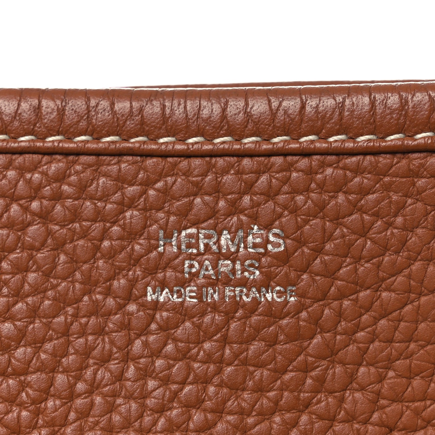 Hermes Taurillon Clemence Evelyne III GM Gold 6 of 12