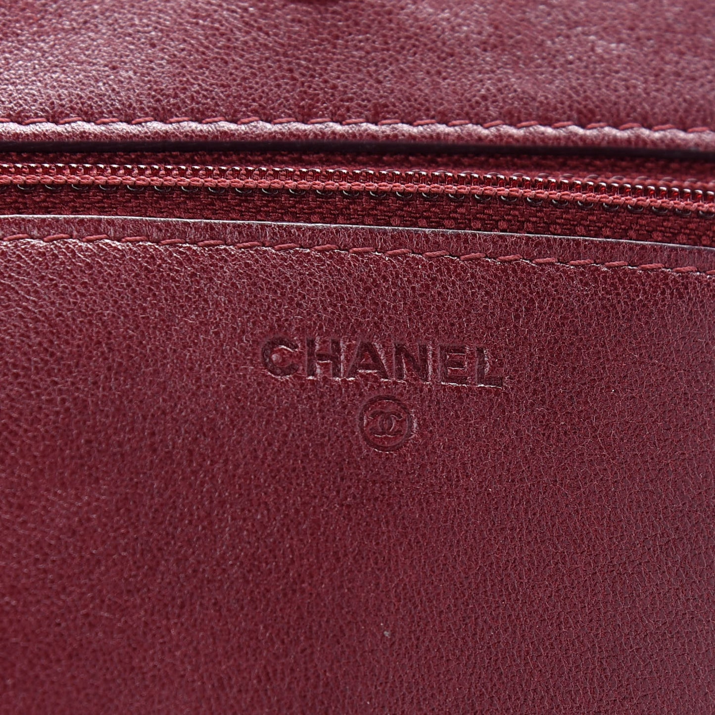 Lambskin Quilted Single Flap Red