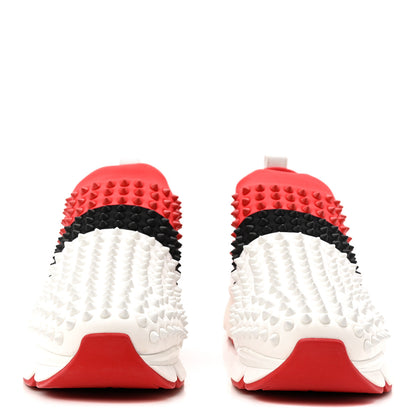 Christian Louboutin Neoprene Mens Tricolore Spike Sock Flat Sneakers 41 Version Multi 2 of 9