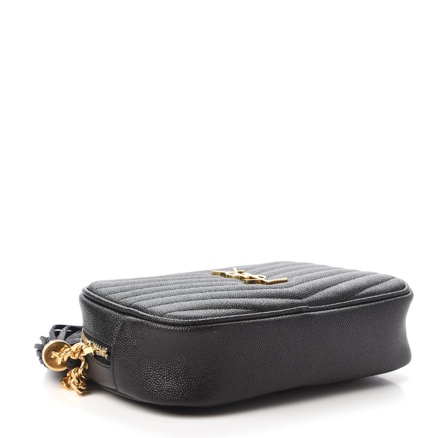 Grain De Poudre Matelasse Monogram Mini Lou Camera Bag Black