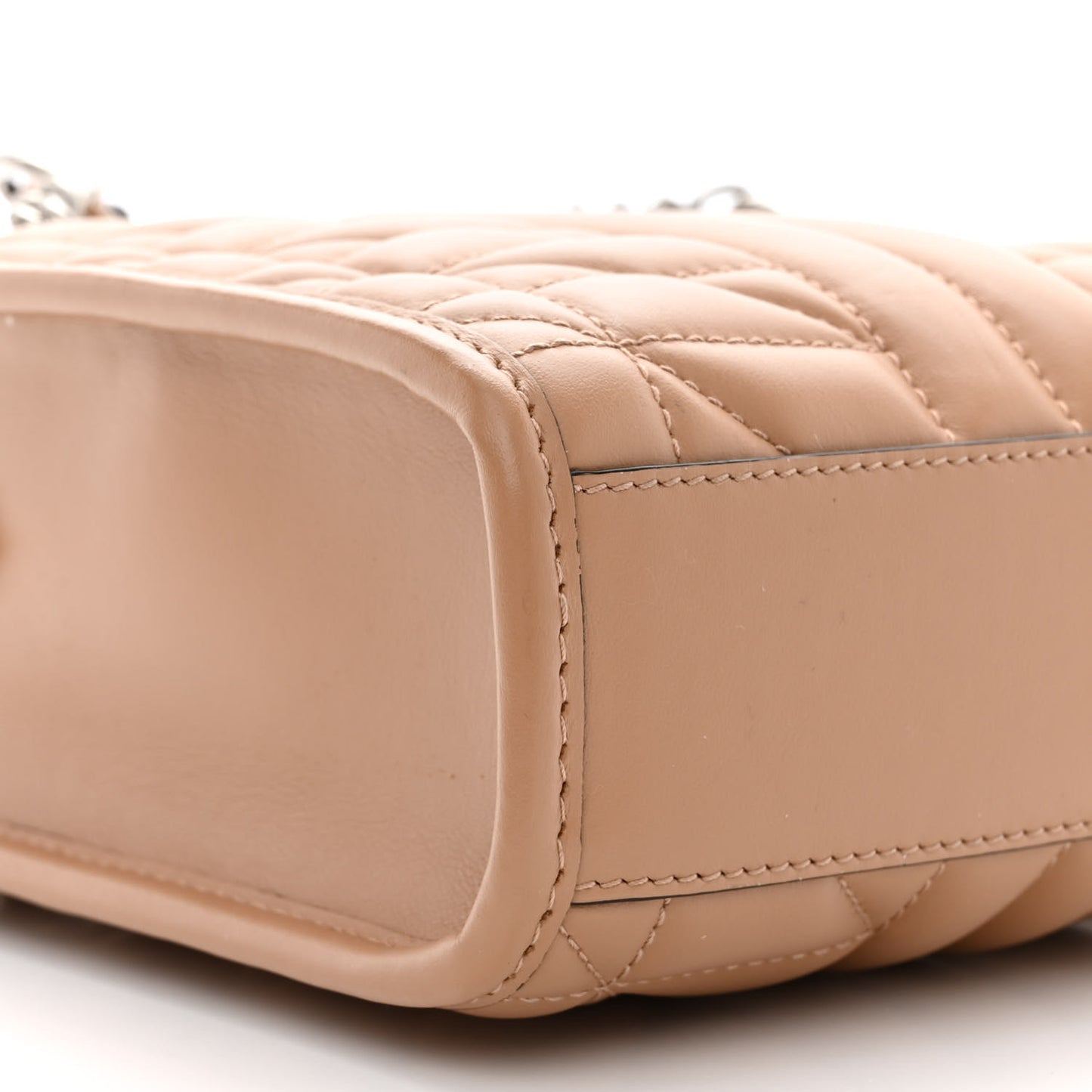Calfskin Matelasse Aria Mini GG Marmont Tote Camelia