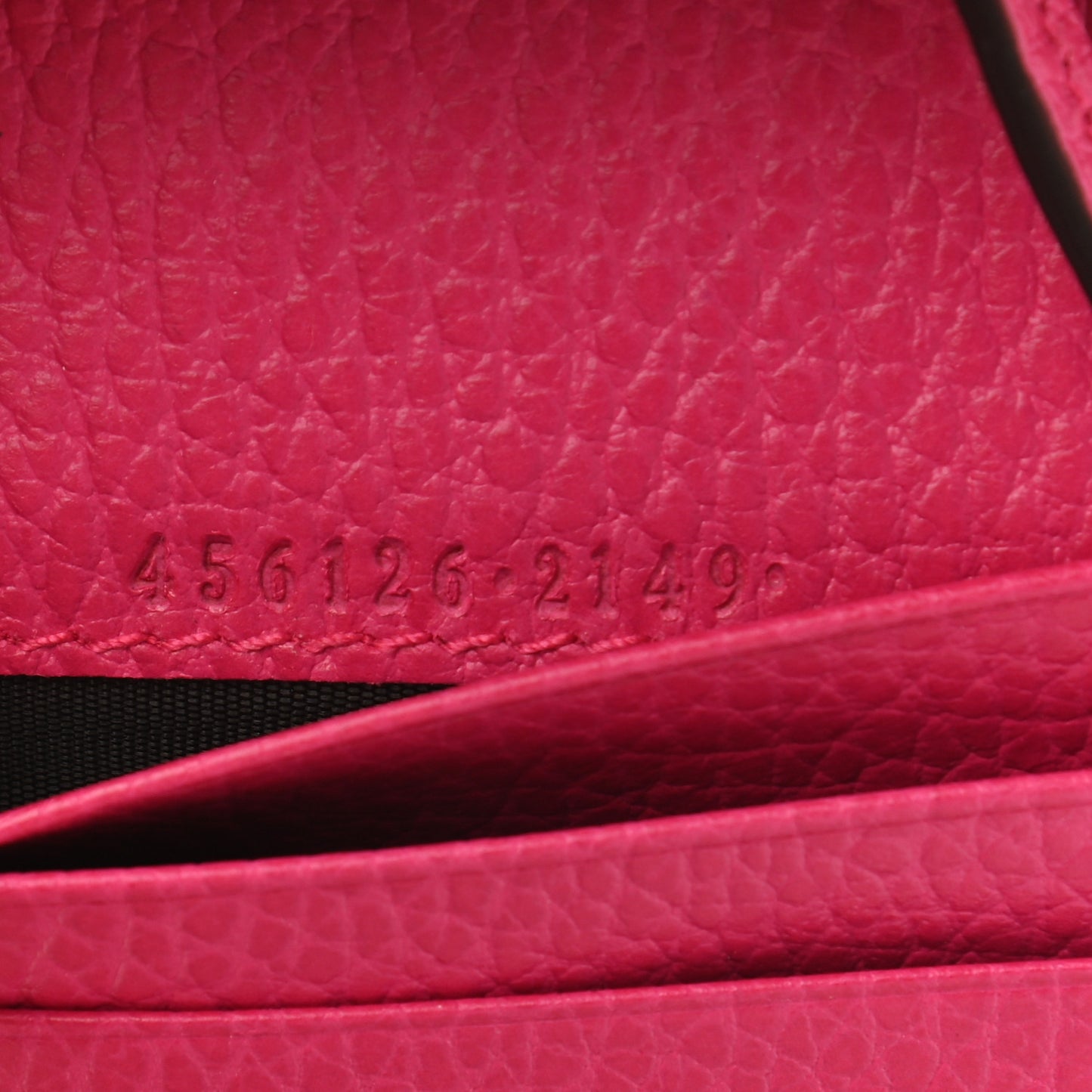 Dollar Calfskin GG Marmont Card Case Box Pink