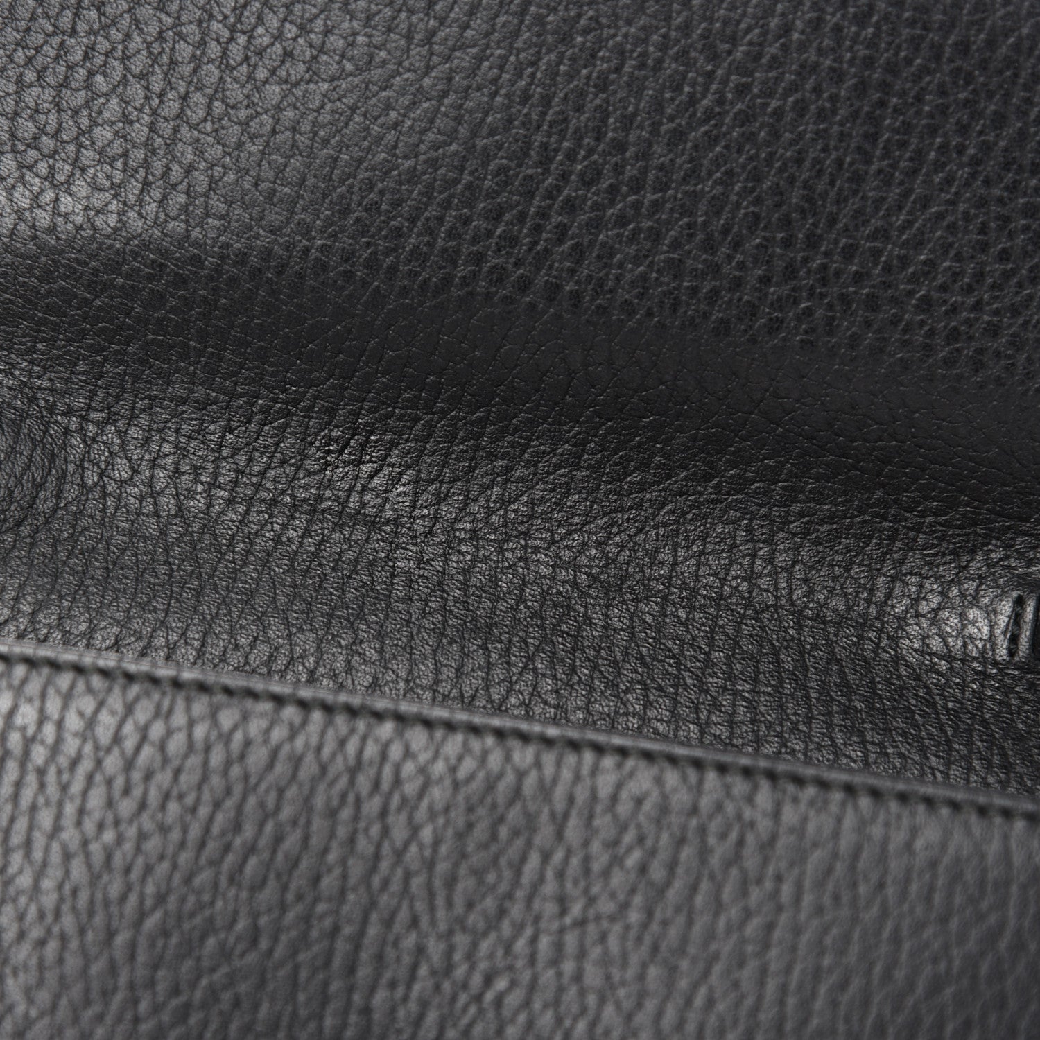 Gucci Dollar Calfskin Interlocking G Chain Wallet Black 9 of 13