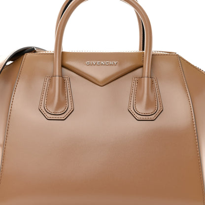 Givenchy Shiny Lord Calfskin Small Antigona Dark Beige 8 of 10