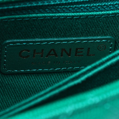 Chanel Caviar Quilted Mini Coco Handle Flap Green 6 of 10