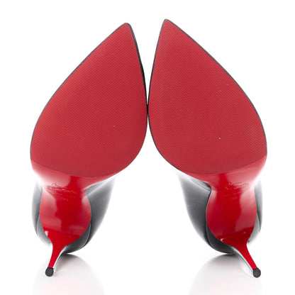 Christian Louboutin Patent Corneille 100 Pumps 38 Black 5 of 11