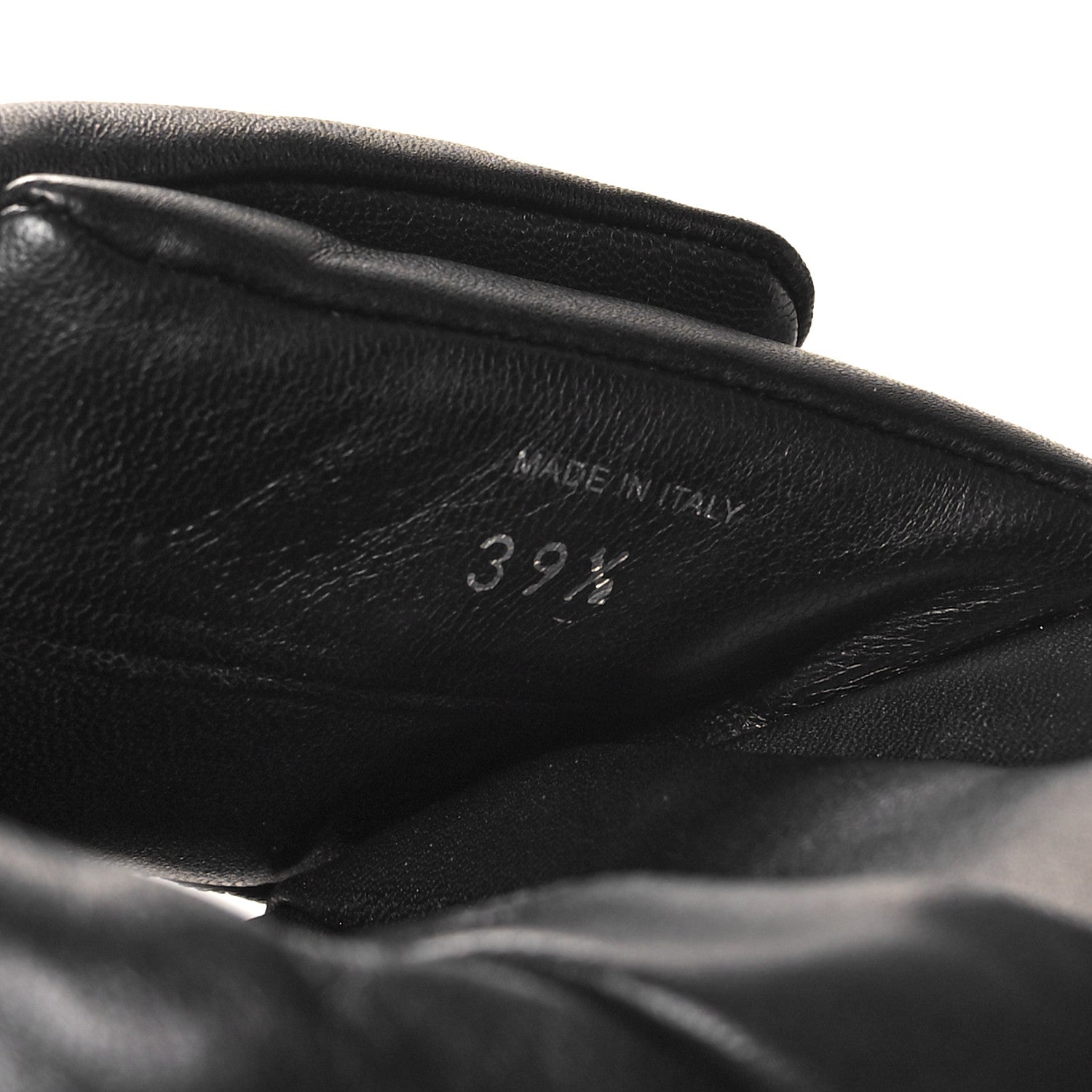 Prada Nappa Soft Metal Triangle Logo Padded Monolith 55mm Slingback Sandals 39.5 Black 6 of 8