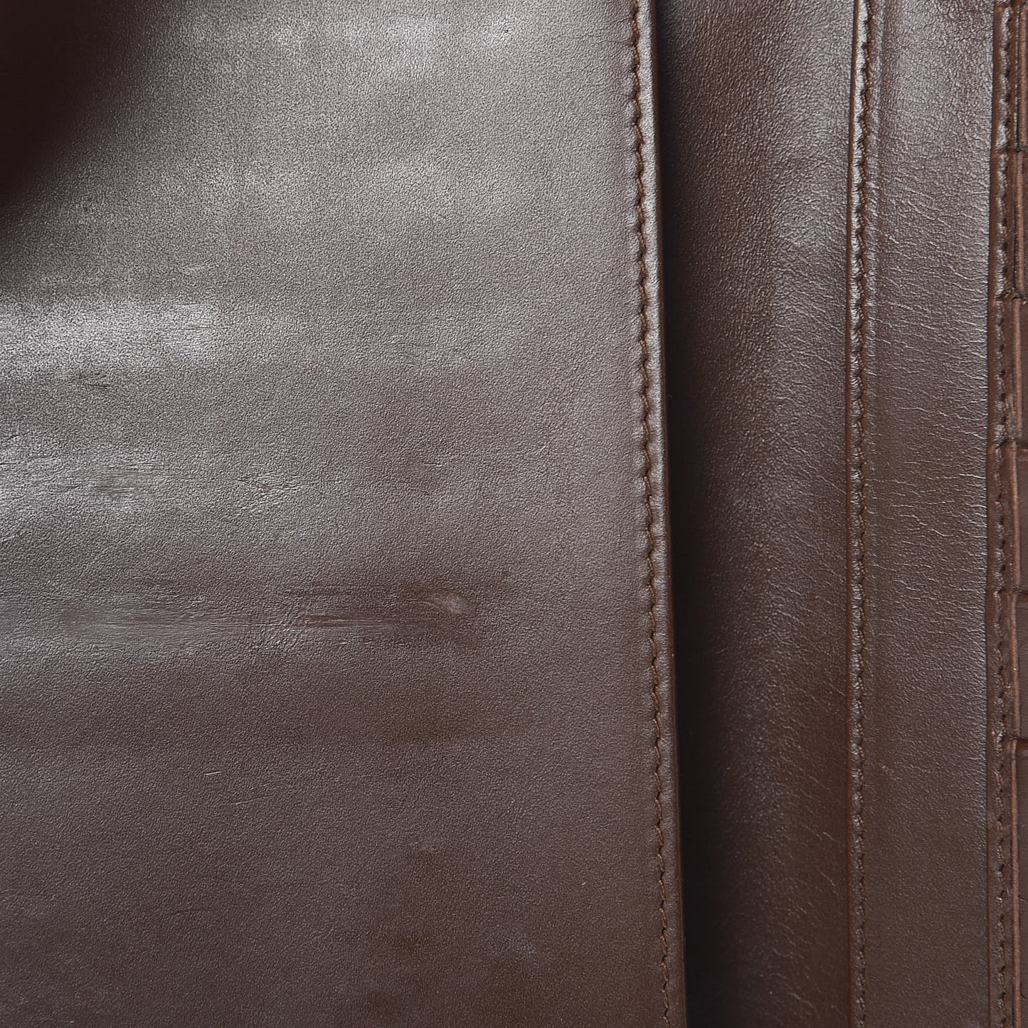 Monogram Calfskin Blake Continental Wallet Dark Brown