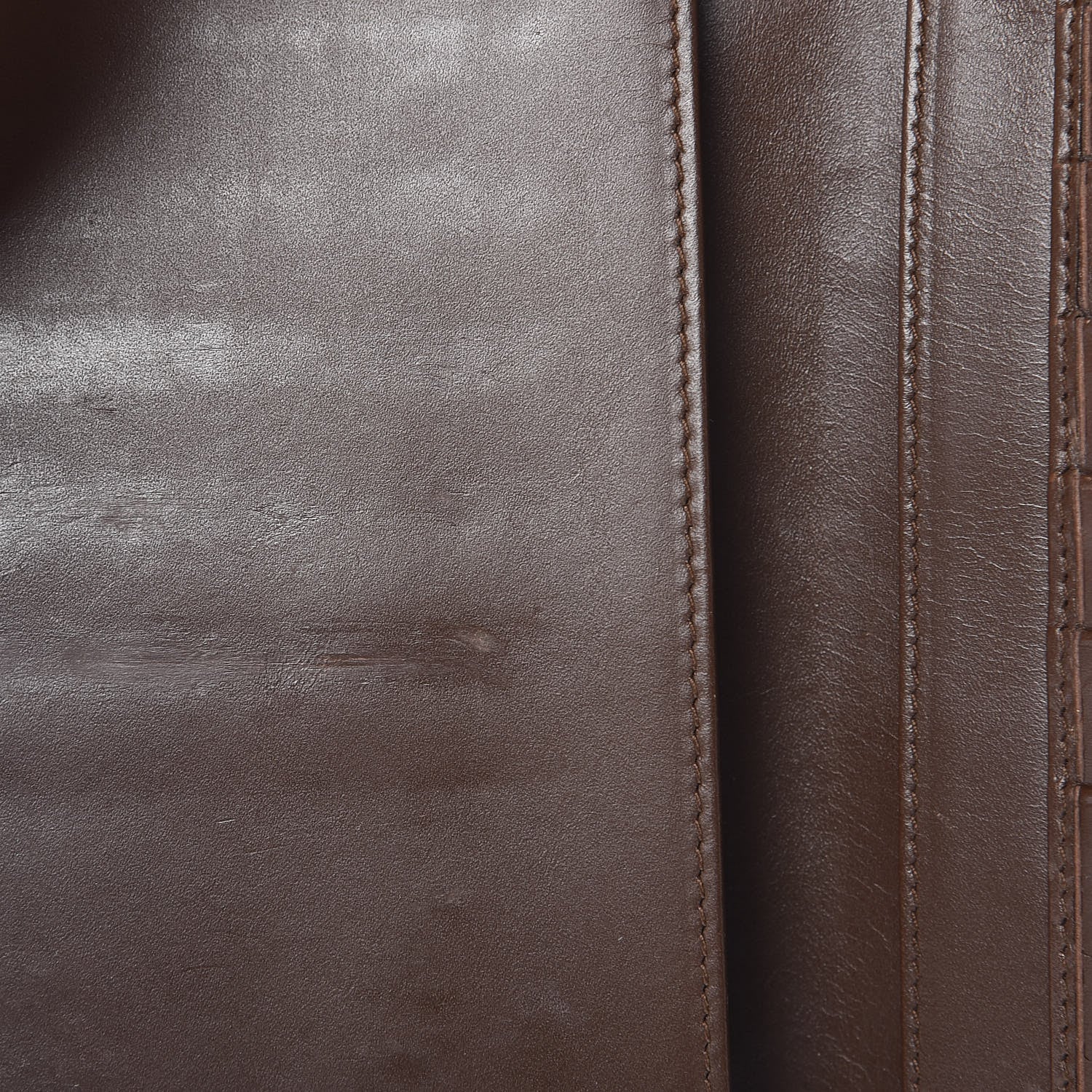 Gucci Monogram Calfskin Blake Continental Wallet Dark Brown 11 of 12