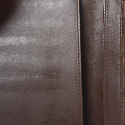 Gucci Monogram Calfskin Blake Continental Wallet Dark Brown 11 of 12