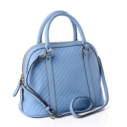 Gucci Microguccissima Medium Dome Bag Mineral Blue 3 of 10