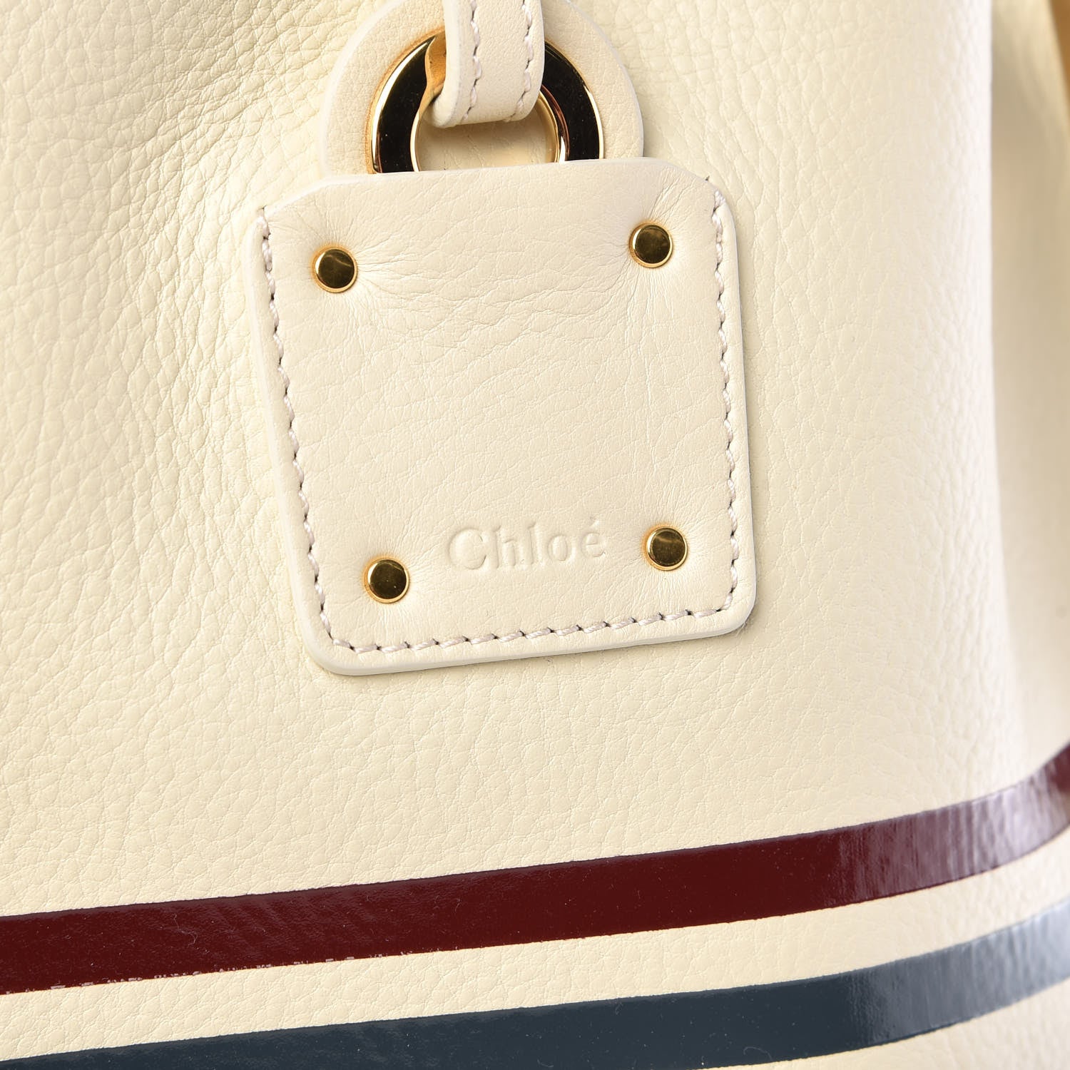 Chloe Smooth Calfskin Medium Vick Tote Off White 10 of 12