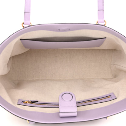 Gucci Monogram Jumbo GG Textured Dollar Calfskin Medium Ophidia Shopping Tote Beige Lapis 5 of 11
