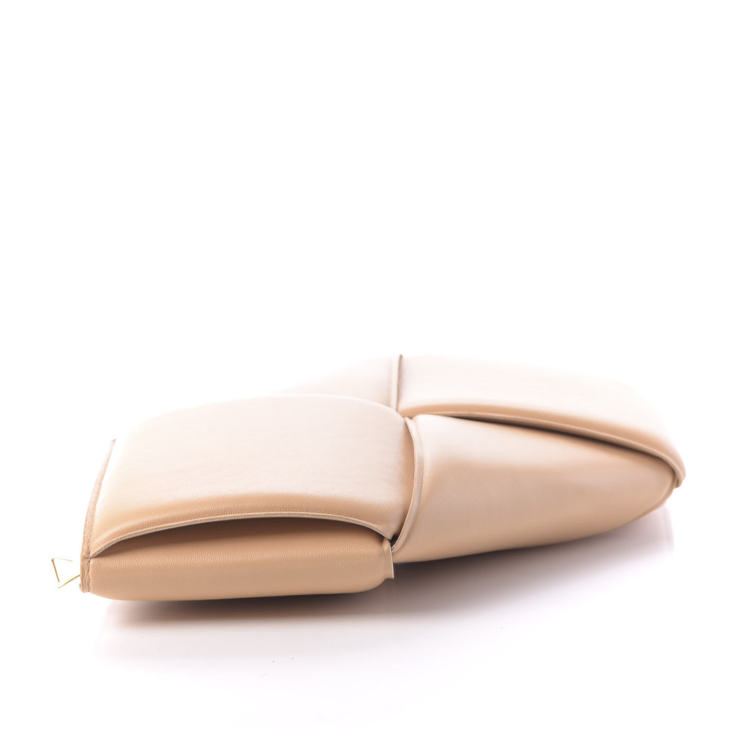 Bottega Veneta Nappa Maxi Intrecciato Pouch Clutch Almond 4 of 8