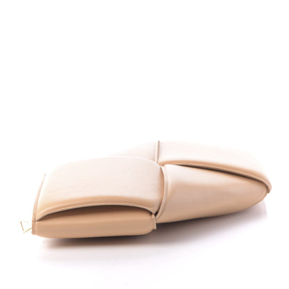 Bottega Veneta Nappa Maxi Intrecciato Pouch Clutch Almond 4 of 8