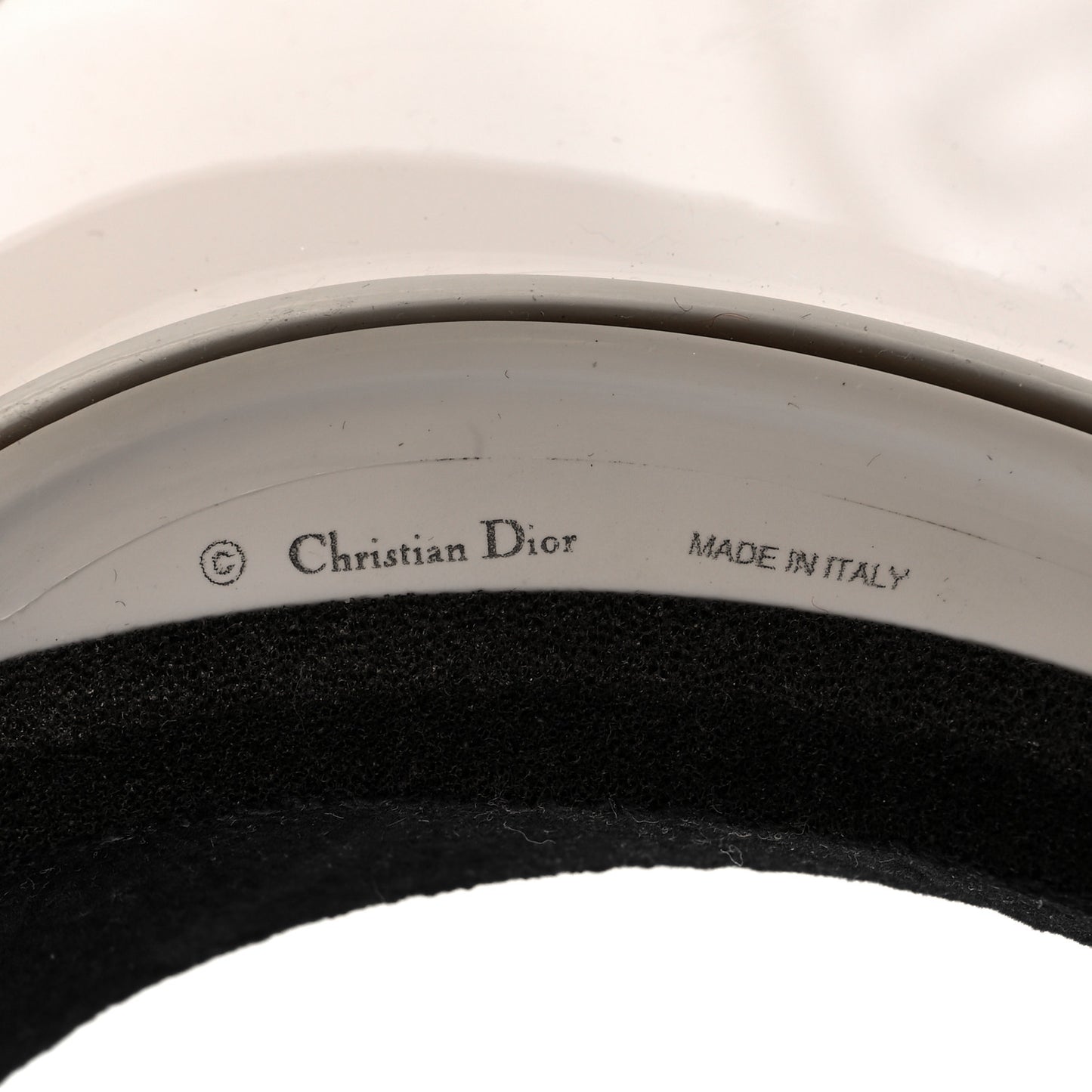 Mirrored DiorClub1 Sun Visor Black