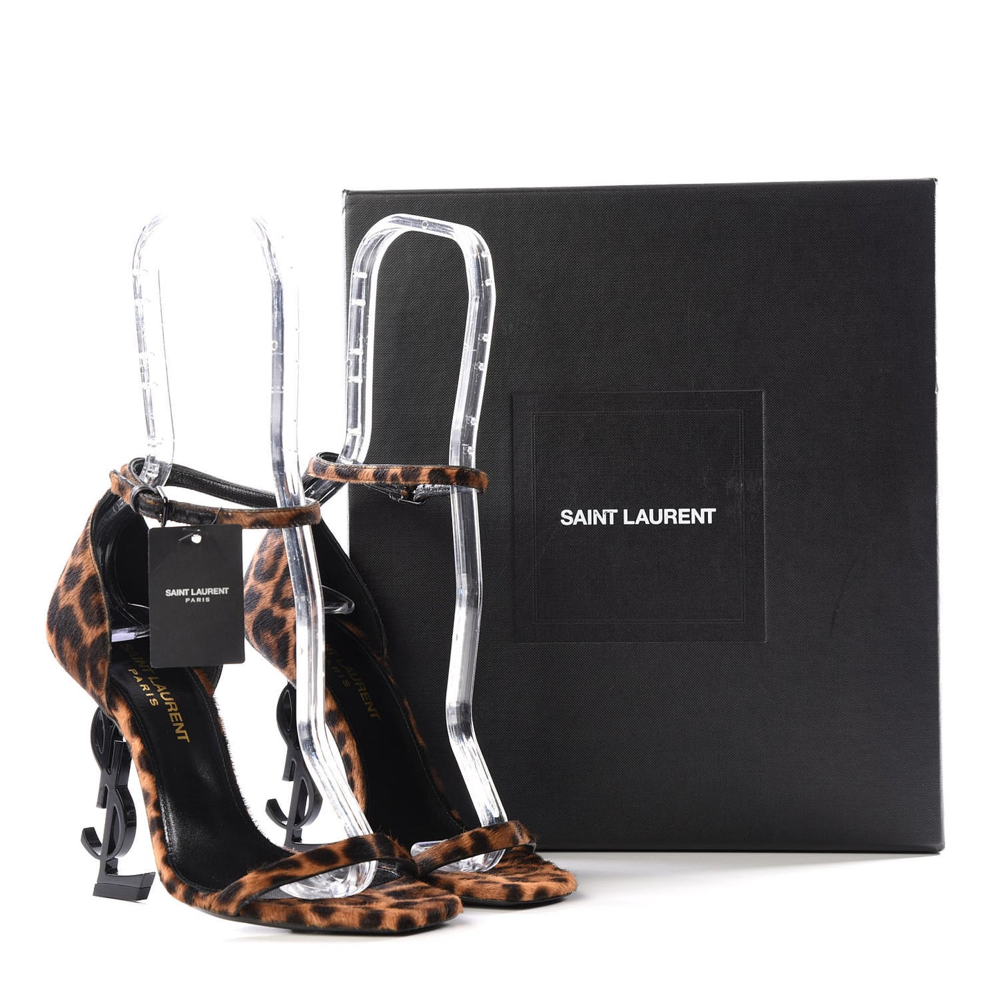 Calf Hair Leopard Opyum 110 Sandals 35 Brown