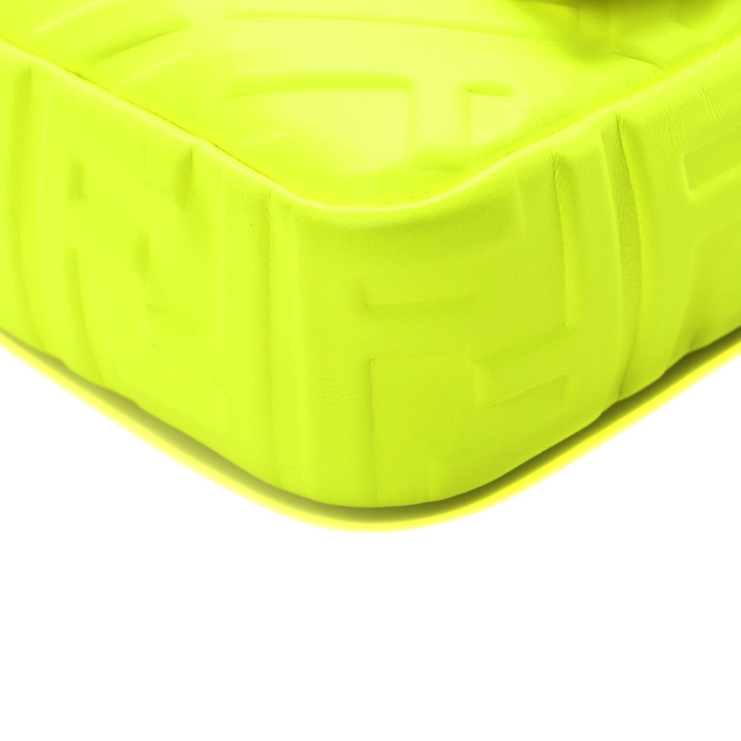 X MARC JACOBS Nappa FF 1974 Embossed Baguette Yellow Fluo