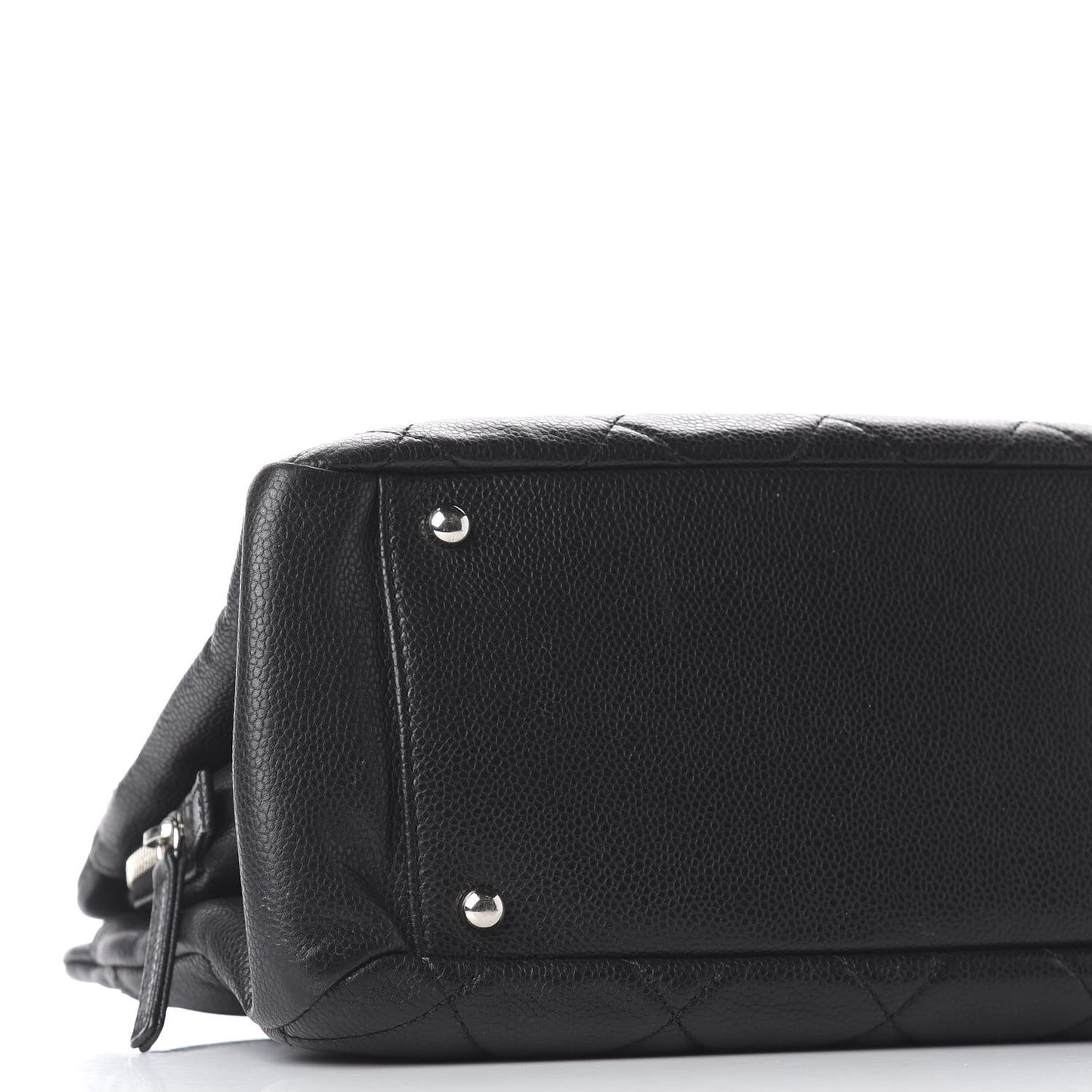 Caviar Quilted Timeless CC Soft Tote Black