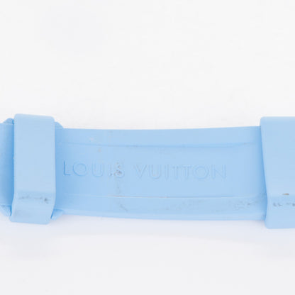 Louis Vuitton Rubber Monogram Tambour 10mm Watch Strap Blue 4 of 4