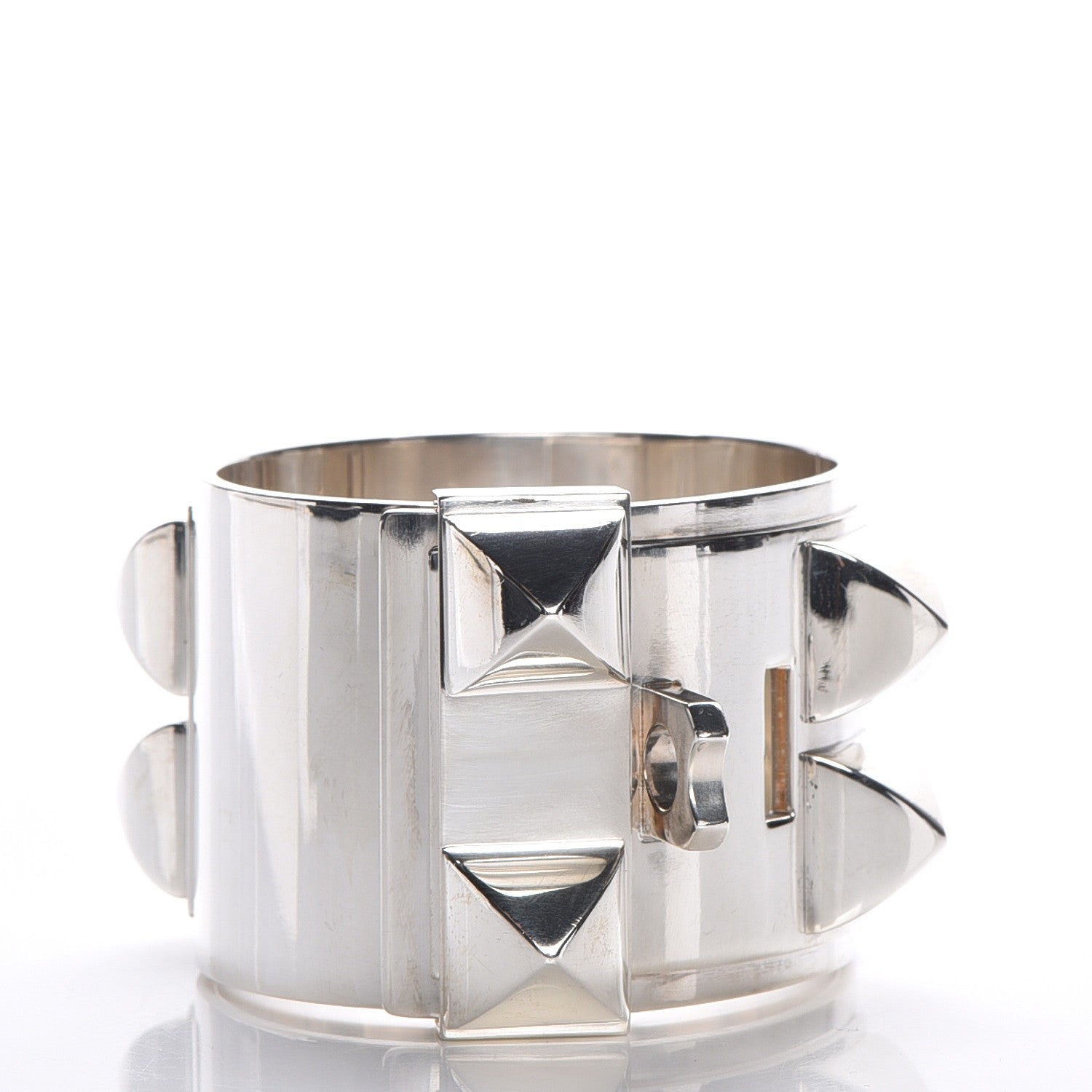 Hermes Sterling Silver Collier De Chien Bracelet SH 3 of 5