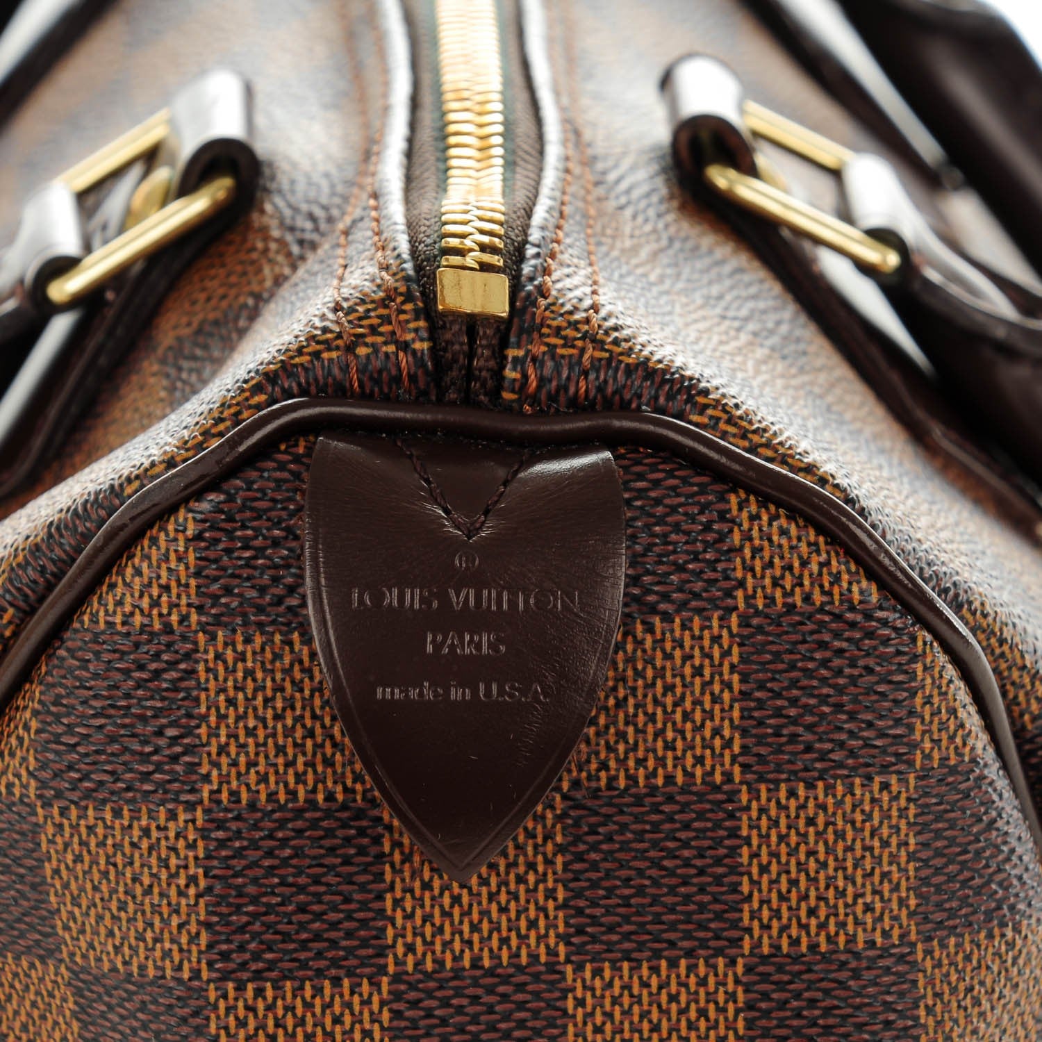 Louis Vuitton Damier Ebene Speedy 25 10 of 14